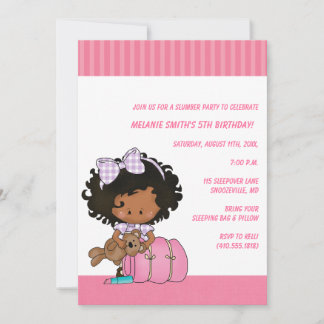 Geburtstag & Slumber-Party Einladungen
