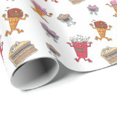 GEBURTSTAG SNACK ATTACK Geschenkpapier (Rolleneckpunkt)