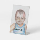 Geburtstag Sockelschild (Vorderseite)