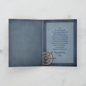 Geburtstag, Sohn, das Rad des Schiffs, Helm Karte (Innenseite)