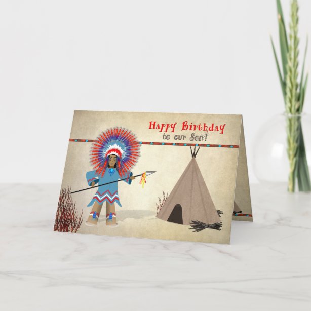 Indianer Karten Zazzle.de