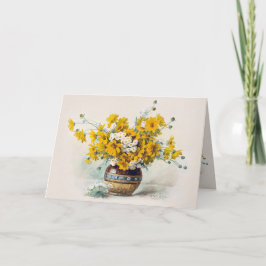 Geburtstag Sonnige Blume von Paul de Longpre CC101 Karte
