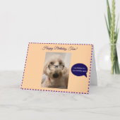 Geburtstag Spaß, geklappte Grußkarte Karte (Vorderseite)