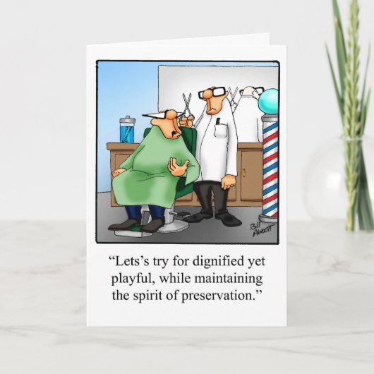 Geburtstag Spaß Grußkarte für ihn Karte (Vorderseite)