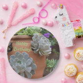 Geburtstag Spaß mit Sukkulenten Pappteller (Party)