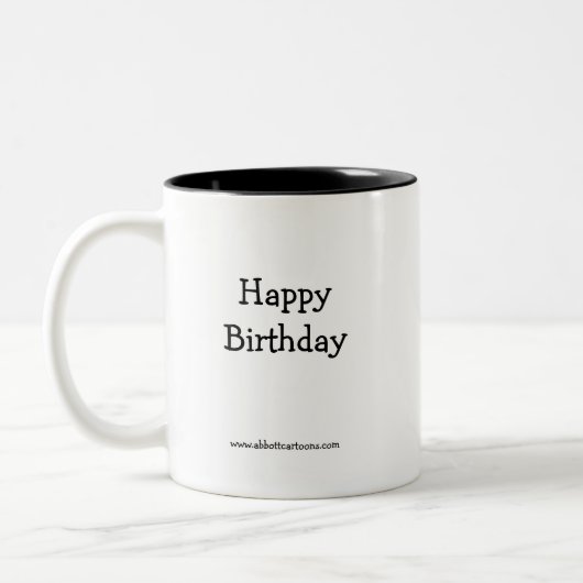 Geburtstag Spaß Tasse Geschenk (Links)