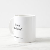 Geburtstag Spaß Tasse Geschenk (Vorderseite Links)