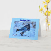 Geburtstag Spaß Vorfall Karte (Gelbe Blume)