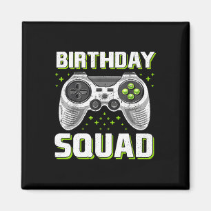 Geburtstag Squad Video Game Controller für Gamer B Magnet