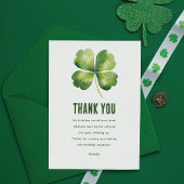 Geburtstag St. Patrick's Day Dankeskarte