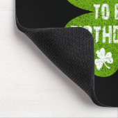 Geburtstag St. Patrick's Day Glücklich zum Geburts Mousepad (Ecke)