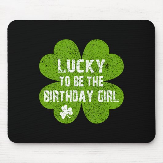 Geburtstag St. Patrick's Day Glücklich zum Geburts Mousepad (Vorne)