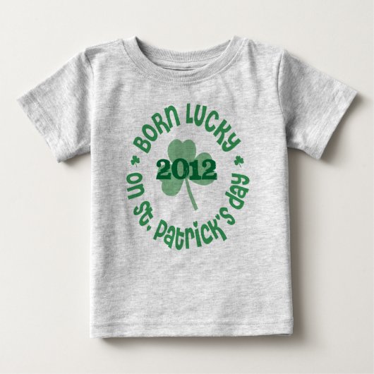Geburtstag St. Patricks Tages Baby T-shirt (Vorderseite)