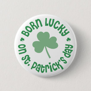 Geburtstag St. Patricks Tages Button