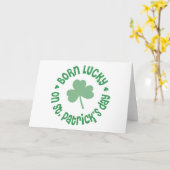 Geburtstag St. Patricks Tages Karte (Gelbe Blume)