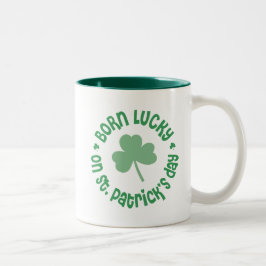 Geburtstag St. Patricks Tages Zweifarbige Tasse