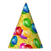 Geburtstag steigt Party-Hut im Ballon auf Partyhütchen (Links)