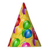 Geburtstag steigt Party-Hut im Ballon auf Partyhütchen (Rechts)