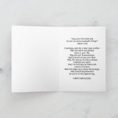 Geburtstag, Step Mother, White Papagei, Crab Apple Karte (Innenseite)