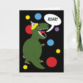 Geburtstag T-Rex Dinosaur-Karte Karte
