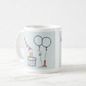 GEBURTSTAG TASSE (Vorderseite Links)