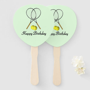Geburtstag Tennis Green Sports Fächer
