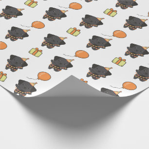Geburtstag Tier Niedlich Labrador Kindergeburtstag Geschenkpapier