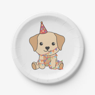 Geburtstag Tier Niedlich Labrador Kindergeburtstag Pappteller