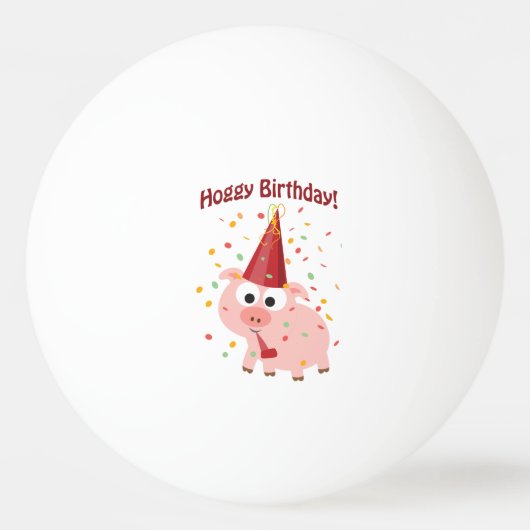 Geburtstag! Tischtennisball (Vorderseite)
