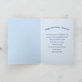 Geburtstag, Tochter, unser kleiner Engel, Blonde A Karte (Innenseite)