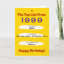 Geburtstag Top-Liste 1999