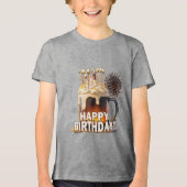 Geburtstag Tri-Blend Shirt (Vorderseite)