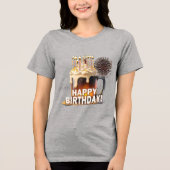 Geburtstag Tri-Blend Shirt (Vorderseite)