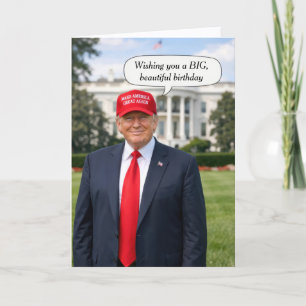 Geburtstag Trump Sprechblase Karte