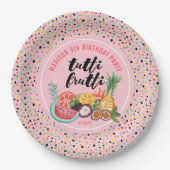 Geburtstag | Tutti Frutti | Papierplatte Party Pappteller (Vorderseite)