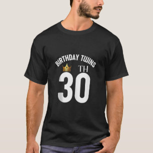 Geburtstag Twins 30. 30 Jahre alter Bruder Schwest T-Shirt