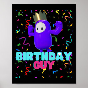 Geburtstag Typ Spaß Beliebtes Videospiel Thema Geb Poster