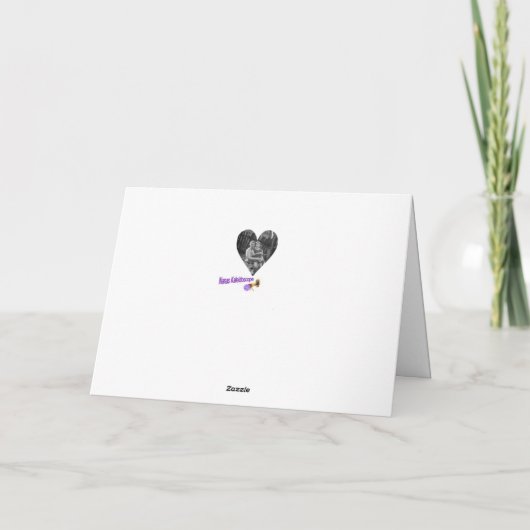 Geburtstag über dem Hügel Karte (Rückseite)