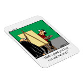 Geburtstag über dem Hügel Spaß Magnet Geschenk (Rechte Seite)