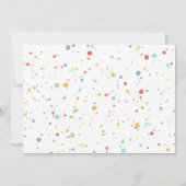 Geburtstag Überraschung Party Feier Niedliche Ball Einladung (Rückseite)