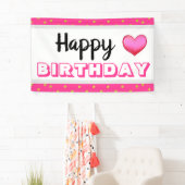 Geburtstag und Herz Banner (Insitu)