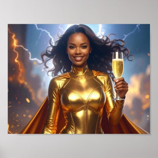 Geburtstag und Jahrestag Superheran Herzlichen Glü Poster (Vorne)