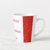 Geburtstag und Weihnachtsfeier Milchtasse (Rechts)