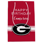 Geburtstag University of Georgias | Mittlere Geschenktüte (Vorderseite)