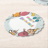 Geburtstag Untersetzer (angewinkelt)