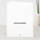 GEBURTSTAG VANILLA ICE CREAM GREETCARD KARTE (Rückseite)