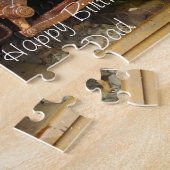 Geburtstag Vater. Jigsaw Puzzle (Seite)