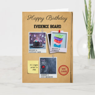Geburtstag Verbrechen Fan Karte