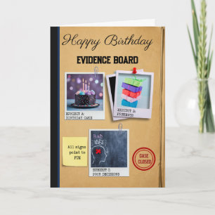 Geburtstag Verbrechen Fan Karte