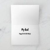 Geburtstag - Vergessen Sie Ihren Geburtstag Karte (Innenseite)